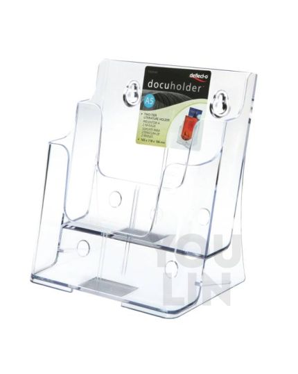 A5 2 Layer Acrylic Brochure Stand