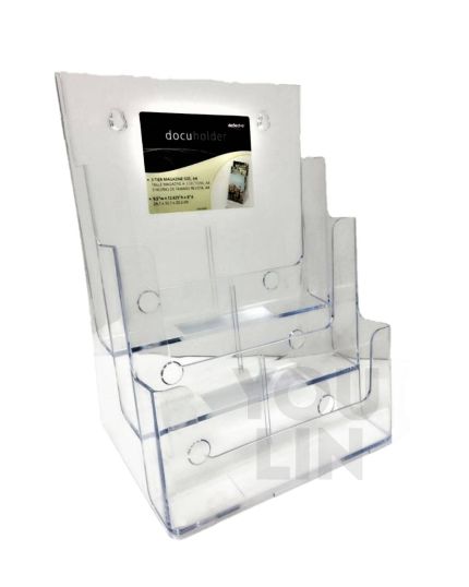 A4 3 Layer Acrylic Brochure Stand
