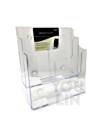 A4 2 Layer Acrylic Brochure Stand