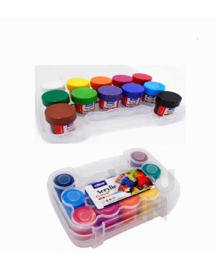 Dolphin DOL-AC616 Acrylic Color 20ML 12 Color