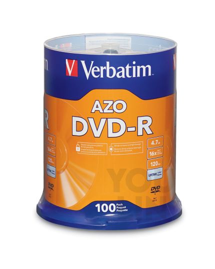 Verbatim DVD-R 16X 4.7GB 100Pcs