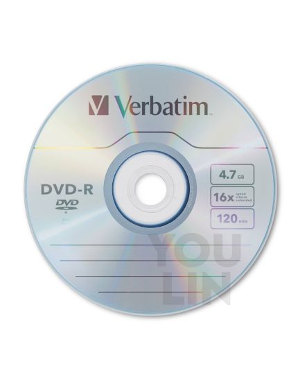 Verbatim DVD-R 16X 4.7GB 120Min With Case (C)