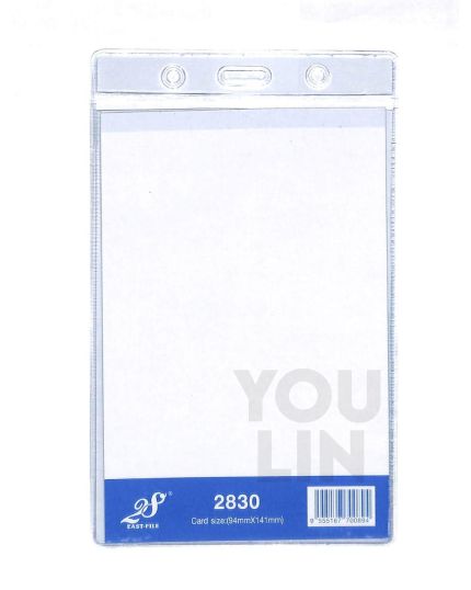 EAST-FILE PVC NAME BADGE 2830 (94 X 141MM, VERTICAL)