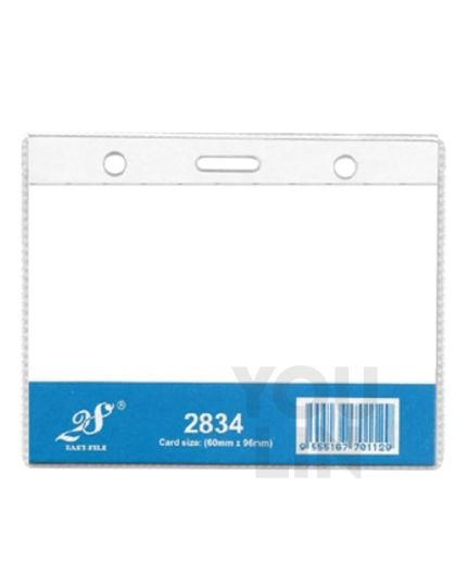 EAST-FILE PVC NAME BADGE 2834 (96 X 60MM, HORIZONTAL)