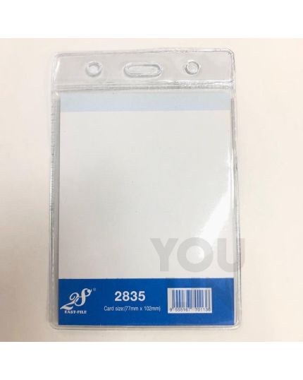 EAST-FILE PVC NAME BADGE 2835 (77 X 102MM, VERTICAL)