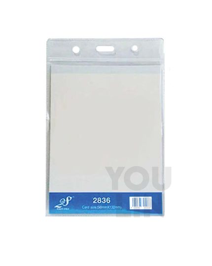 EAST-FILE PVC NAME BADGE 2836 (98 X 132MM, VERTICAL)