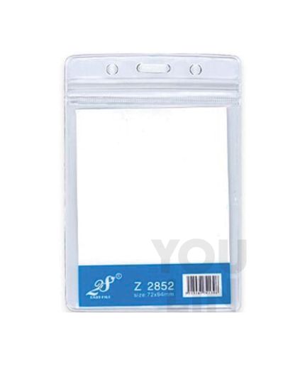 East-File 2852Z Name Badge With Plastic Zip