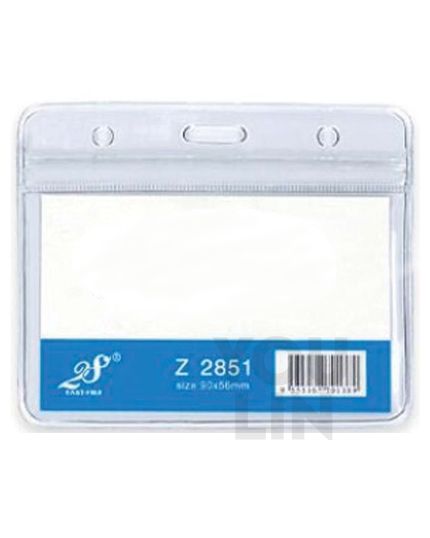 East-File 2851Z Name Badge With Plastic Zip