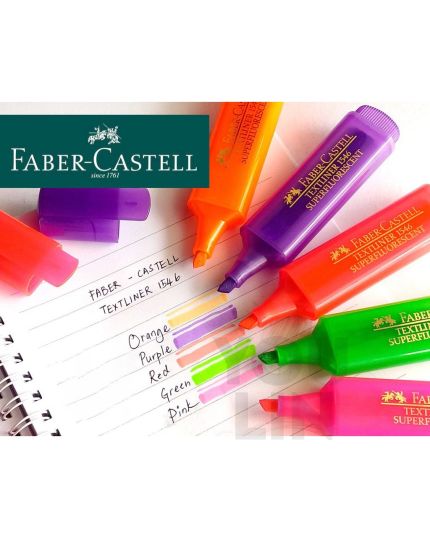 Faber Castell 1546 Super Flourescent Textliner/Highlighter Pen