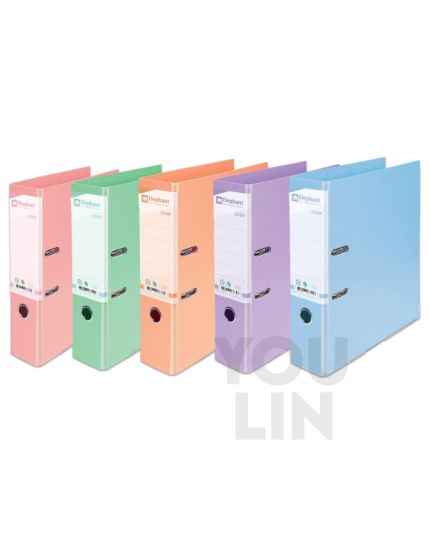 Elephant Dura PP Lever Arch File 3'' 2100F (Pastel Color)