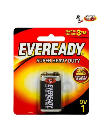 Eveready 1222BP1 9V Super Heavy Duty Battery