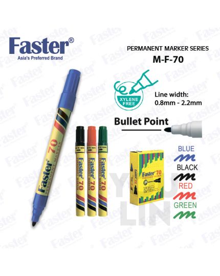 Faster 70 Permanent Marker Pen