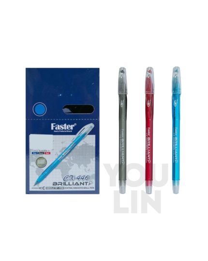 Faster BP-CX-446 0.6mm Brilliant Ball Pen