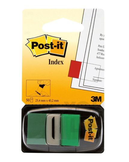 3M Post it Tape Flags 680-3 (Green)