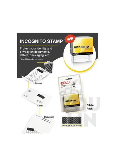 Incognito Stamp (18mm x 47mm)