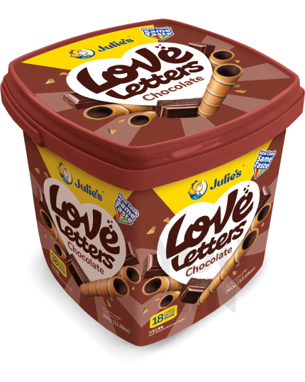 Julie's Biscuit Love Letter Chocolate 705G