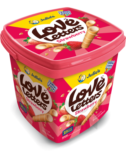 Julie's Biscuit Love Letter Strawberry 705g