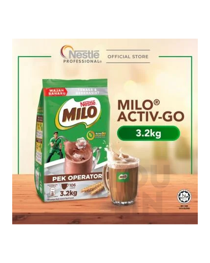 Nestle Milo Activ-Go Chocolate Malt Powder 3.2kg