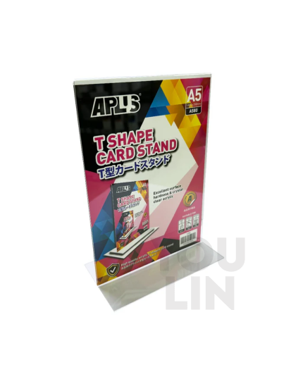 APLUS A5 T SHAPE CARD STAND - VERTICAL