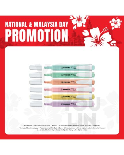 STABILO Swing Cool Highlighter - Pastel Color