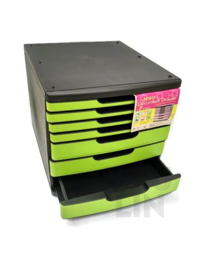 NISO 8844 7 Tier Color Document Drawer