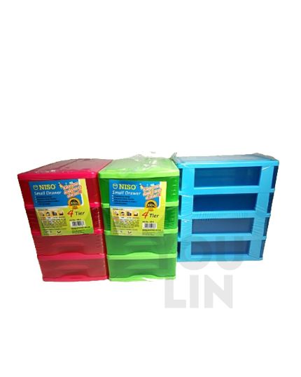 Niso SD-4 4 Tier Small Drawer