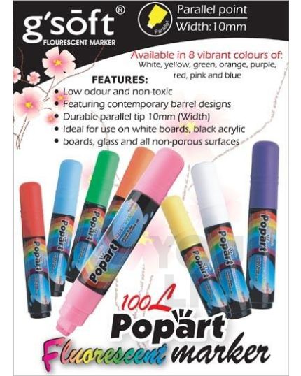 G'Soft Popart Fluorescent Marker 10MM