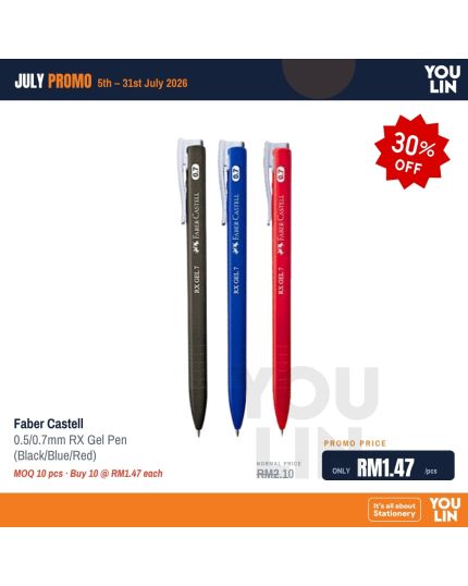 Faber Castell 0.5MM Rx Gel Pen