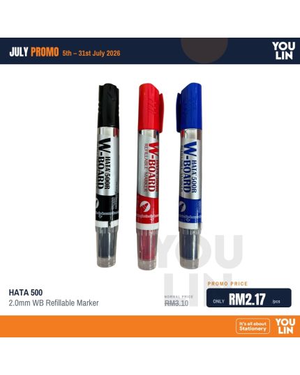 Hata 500R Whiteboard Refillable Marker