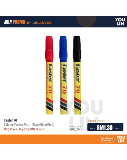 Faster 70 Permanent Marker Pen