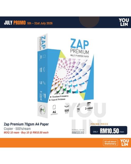 ZAP PREMIUM A4 70GM PHOTOSTAT PAPER 500'S