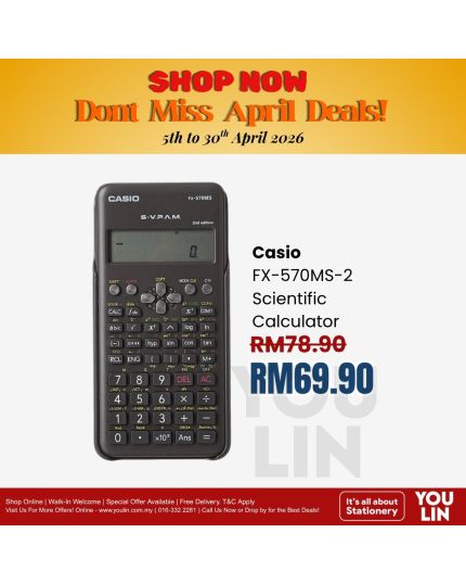 Casio Scientific Calculator FX-570MS-2