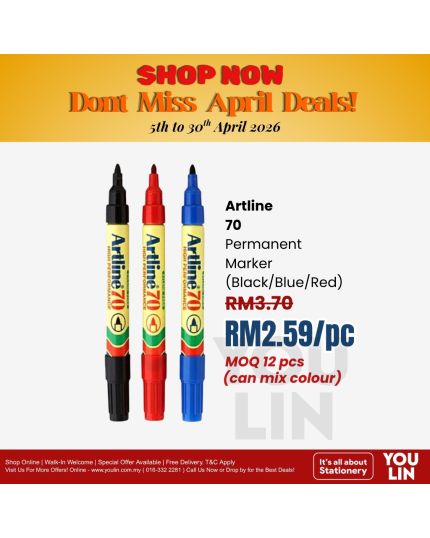 Artline 70 Permanent Marker Pen 1.5mm 