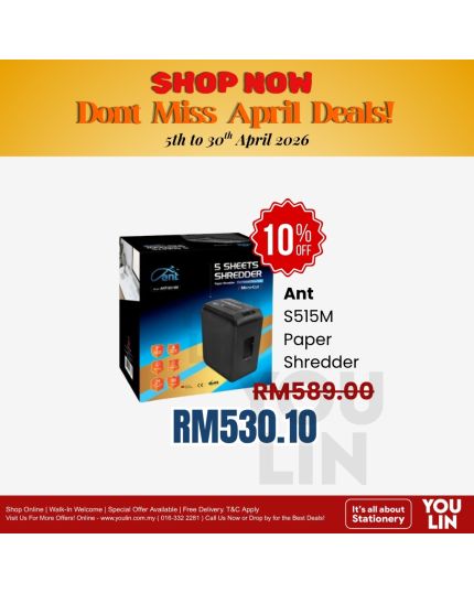ANT S515M Micro Cut Paper Shredder