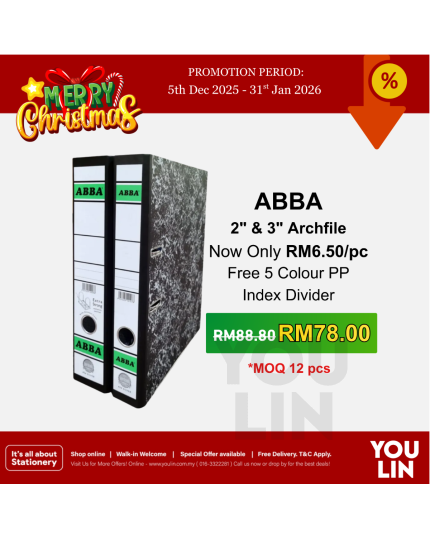 ABBA 3''(75mm) 404 FC Silver Arch File (While Stock Last)