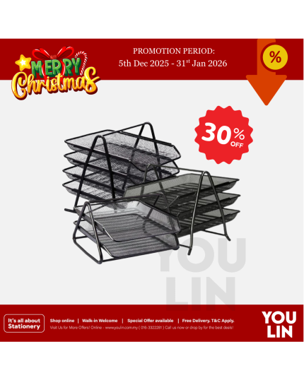 APLUS DT-004 4 Tier Metal Document Tray