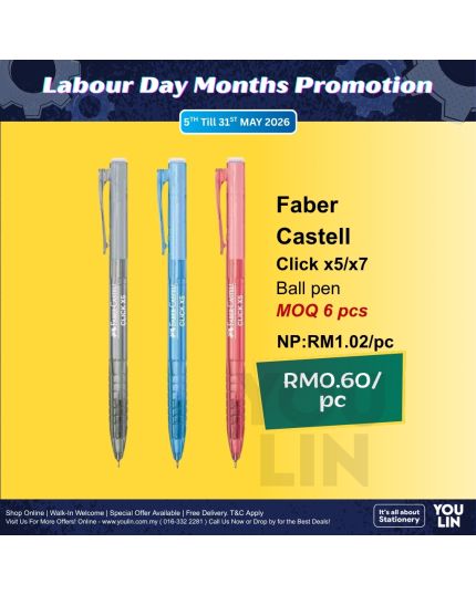 Faber Castell 0.7MM Click X7 Ball Pen