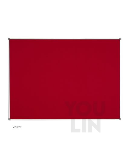 WriteBest Aluminum Frame Velvet Notice Board