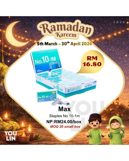 Max Staples (Stapler Bullet) NO.10-1M 