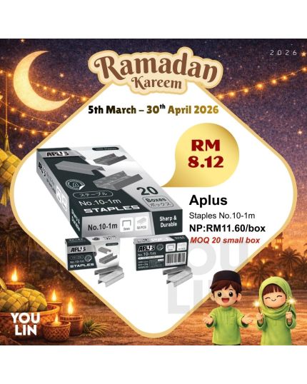 APLUS No.10-1m Staples - 20's/box