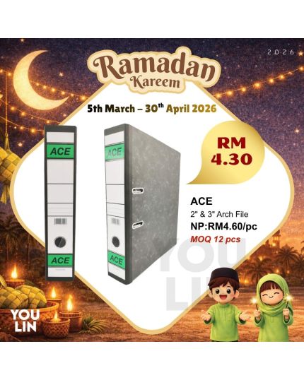 ACE 2''(50mm) FC Lever Arch File 