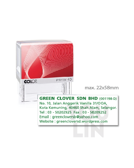Colop Printer 40 Self-Ink Stamp (max.22 x 58mm)
