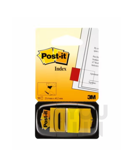 3M Post it Tape Flags 680-5 (Yellow)