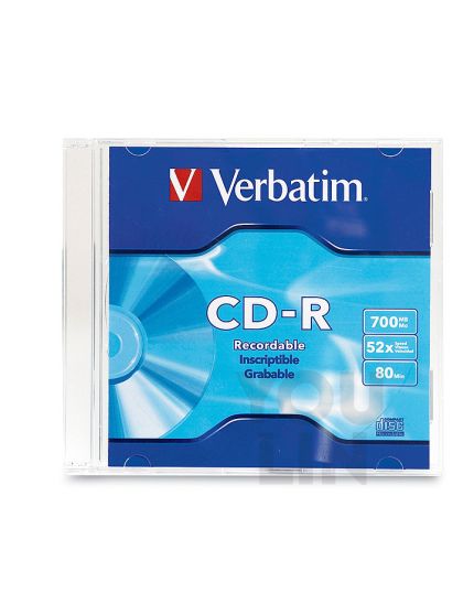 Verbatim CD-R 52X With Slim Case
