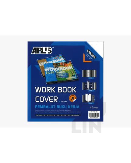 APLUS BC260-E Work Book Cover - Emboss 10'S