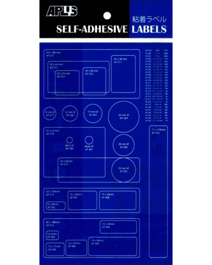 APLUS AP320 16MM Color Label Sticker 10'S - Colour