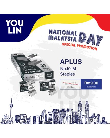 APLUS No.10-1m Staples (20 small box/box)