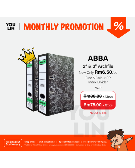 ABBA 2''(50mm) FC 404 Silver Arch File (While Stock Last)
