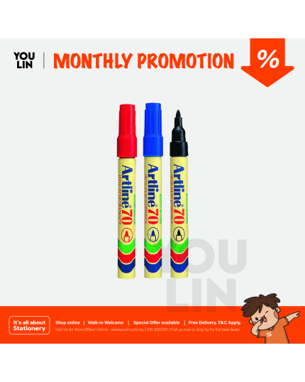 Artline 70 Permanent Marker Pen 1.5mm 