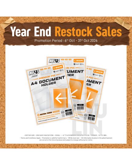 PVC A4 L/C/U-Shape Clear Folder